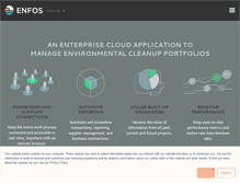 Tablet Screenshot of enfos.com